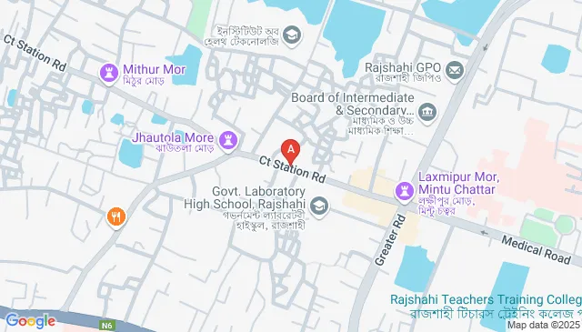 9HFH+2VQ, Ct Station Rd, Rajshahi 6000, Bangladesh