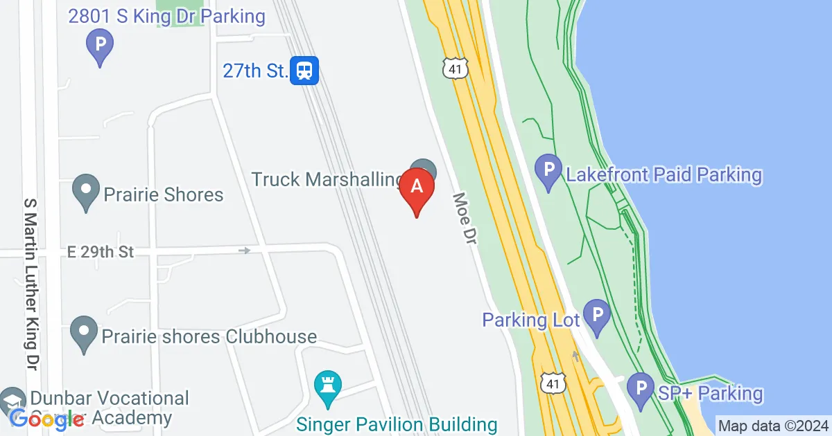 Lot B Bus/Rv/Marshaling, Chicago Car Park