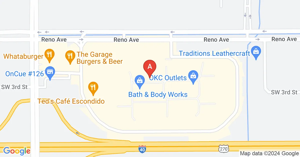 Okc Outlets, Oklahoma Car Park