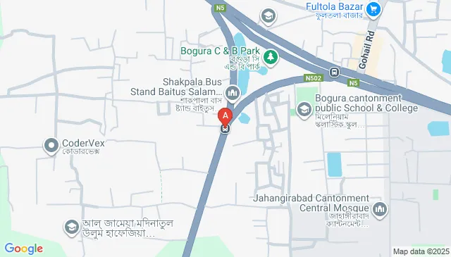 R9C5+5P9, Rajshahi - Bogra Hwy, Bogura, Bangladesh