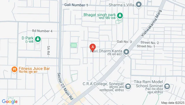 X2Q3+FWF, Gali Number 6, Vikas Nagar, Sonipat, Haryana 131001, India X2Q3+FWF, Gali Number 6, Vikas Nagar, Sonipat, Haryana 131001, India